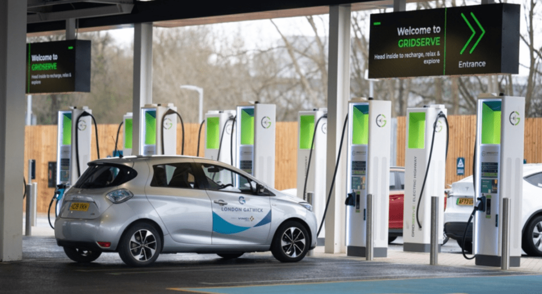 Gatwick leads the way with EV charging for public use