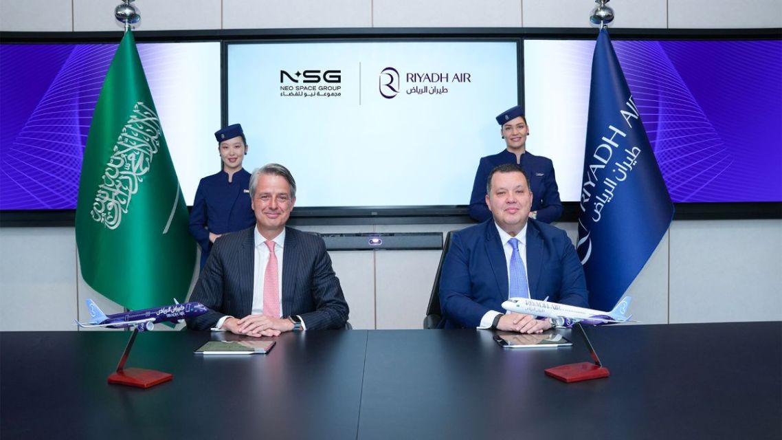 Riyadh Air tap Neo Space Group for inflight connectivity