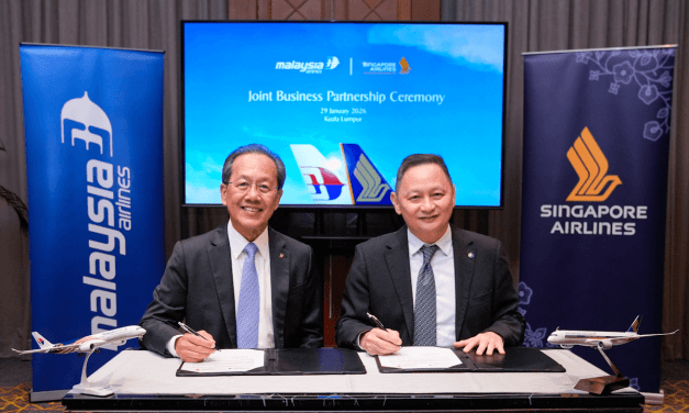 Malaysia Airlines and Singapore Airlines formalise commercial partnership