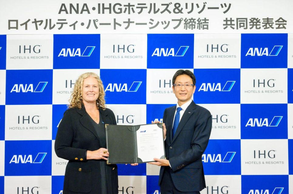 ANA and IHG launch loyalty programme partnership