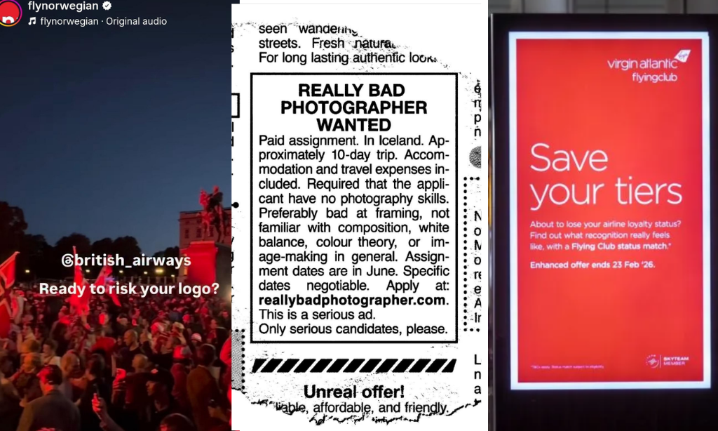 The most striking aviation marketing campaigns of 2026 so far