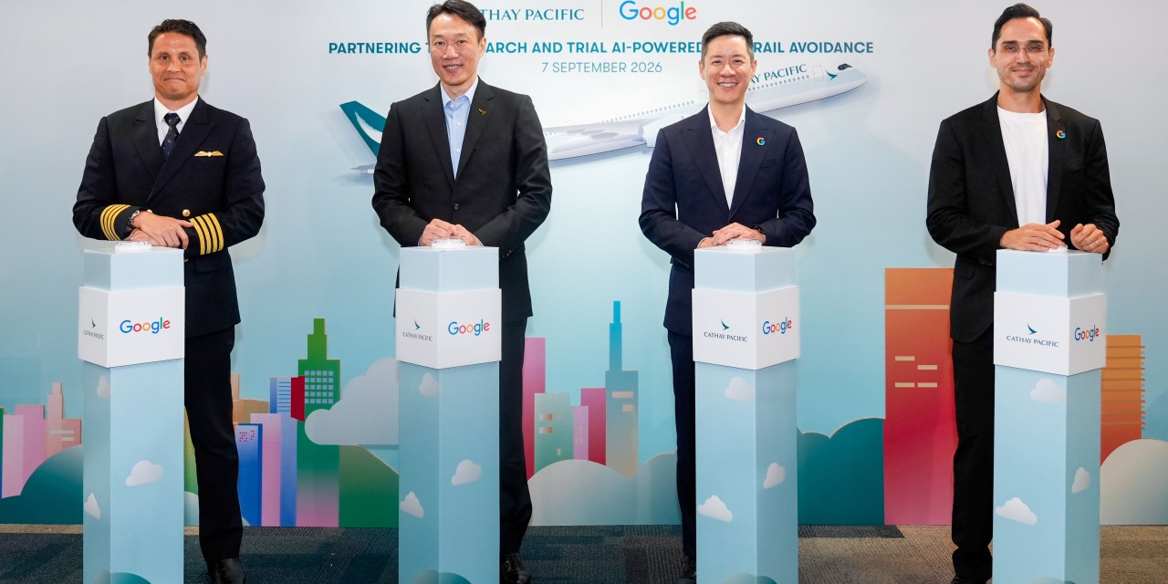 Cathay Pacific and Google partner to reduce contrails through AI